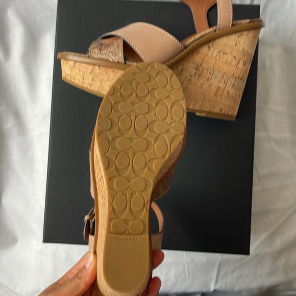 Coach Cross Wedge Sandal - Picture 4 of 7